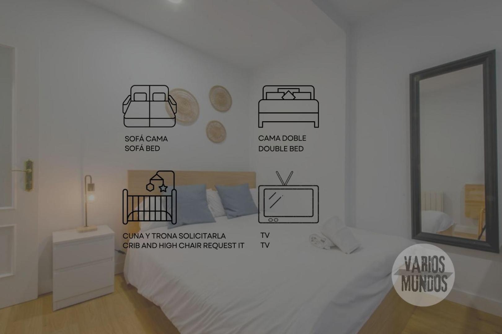 Calle Regueros Loft Para 3Pax En Pleno Chueca Madrid Bagian luar foto